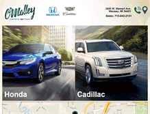 Tablet Screenshot of omalleyautos.com